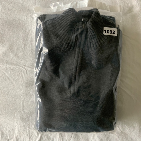 Eddie Bauer 1/4-Zip Pullover Sweater, 100% Cotton - Picture 7 of 7